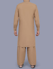 Khaki Texture Kameez Shalwar KS2545R-L