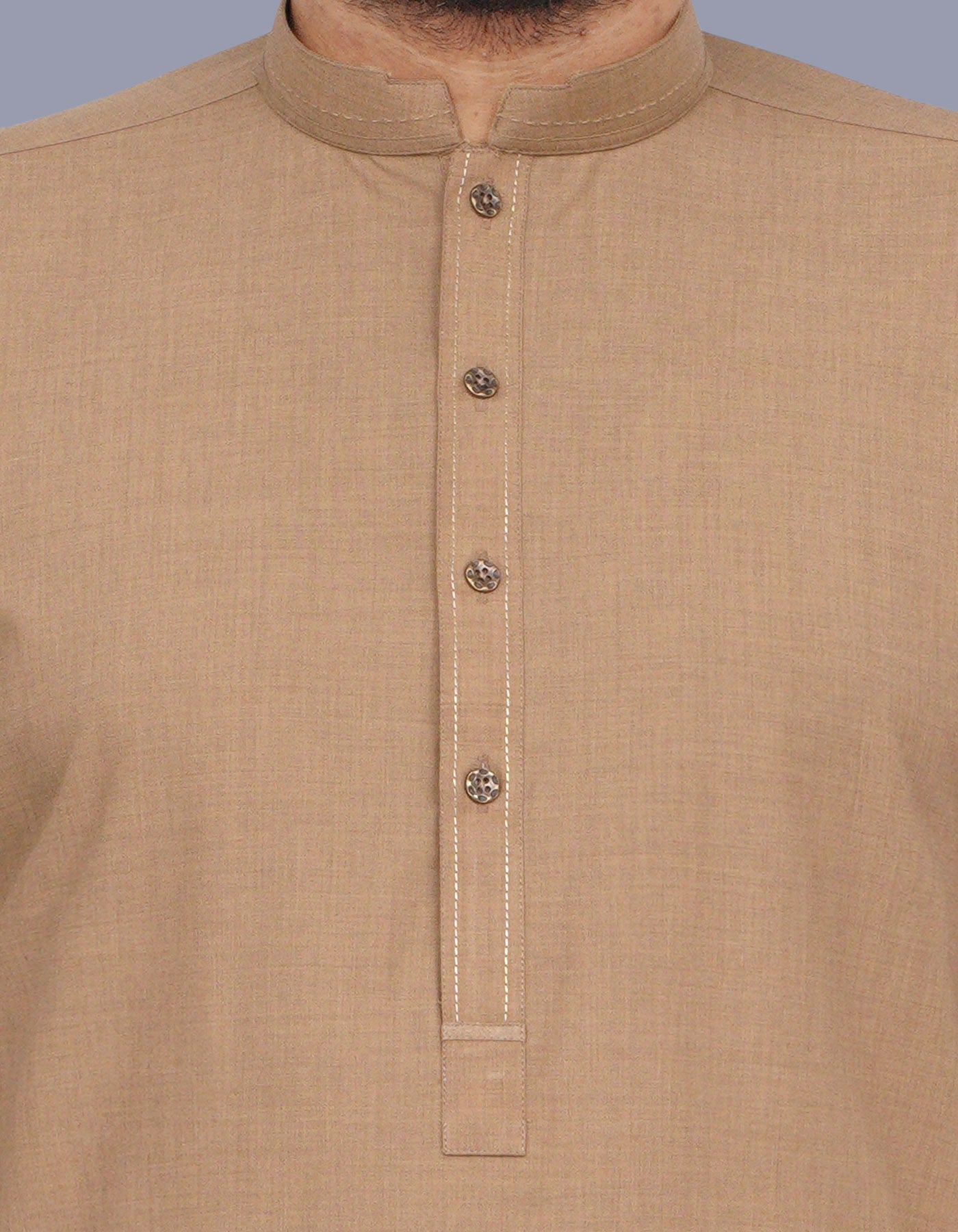 Khaki Texture Kameez Shalwar KS2545R-S
