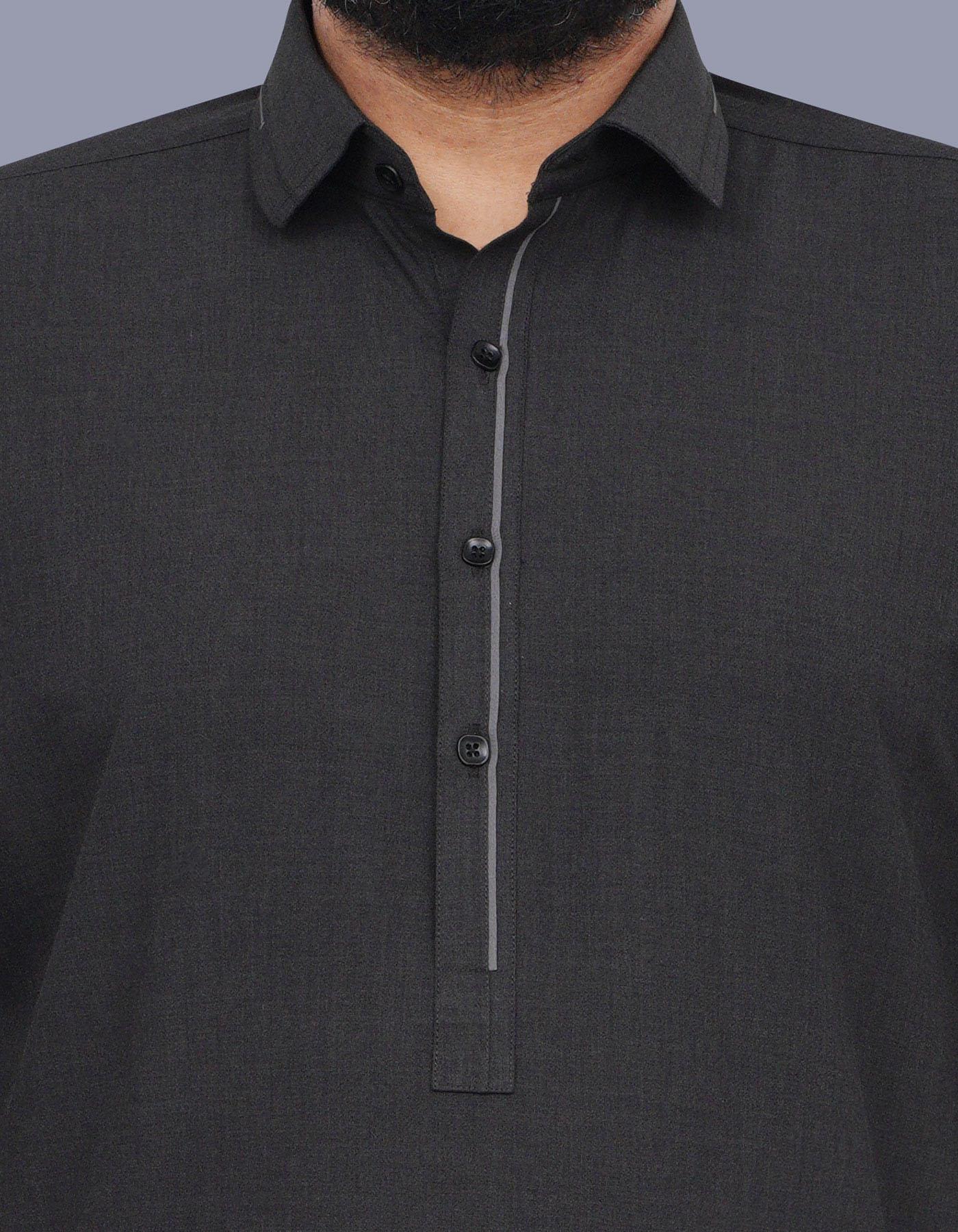 Black Texture Kameez Shalwar KS2547S-S