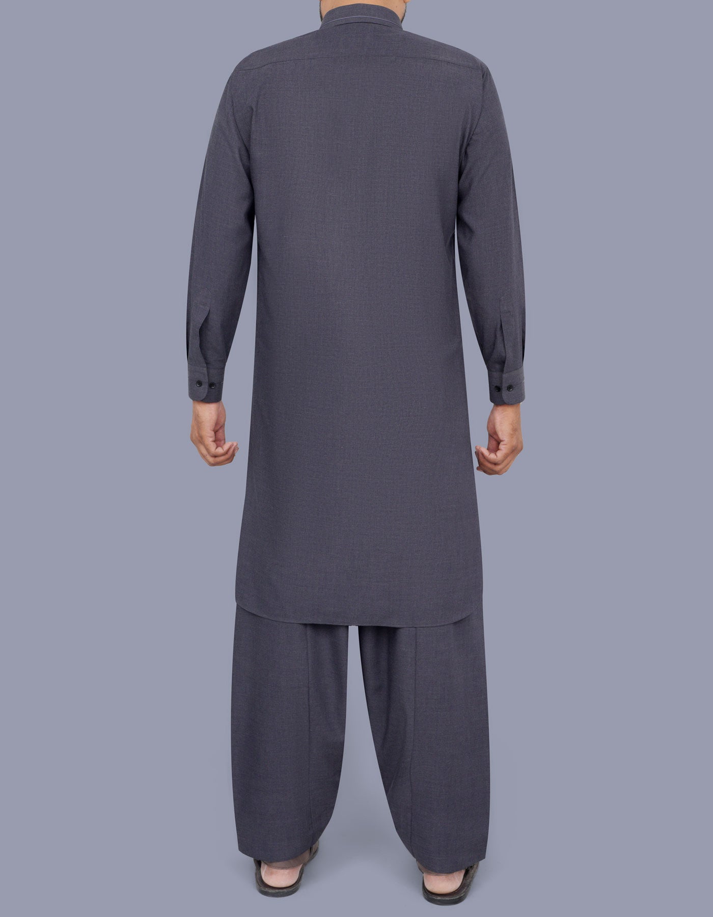 Charcoal Texture Kameez Shalwar KS2549S-L