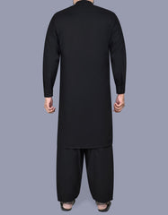 Black Plain Kameez Shalwar KS2551S-L