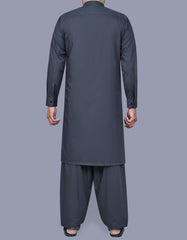 Grey Plain Kameez Shalwar KS2552R-L