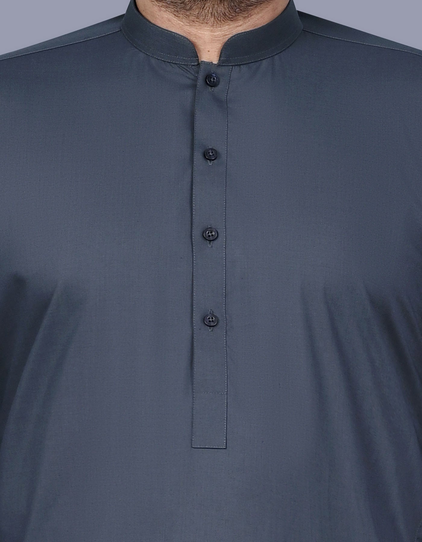 Grey Plain Kameez Shalwar KS2552S-S