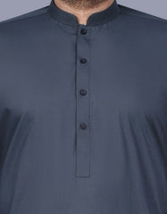 Grey Plain Kameez Shalwar KS2552S-S