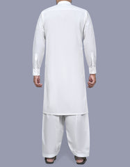 Off White Plain Kameez Shalwar KS2554R-L