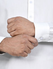 Off White Plain Kameez Shalwar KS2554R-M