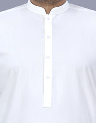 Off White Plain Kameez Shalwar KS2554R-S