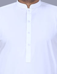 White Plain Kameez Shalwar KS2555R-S