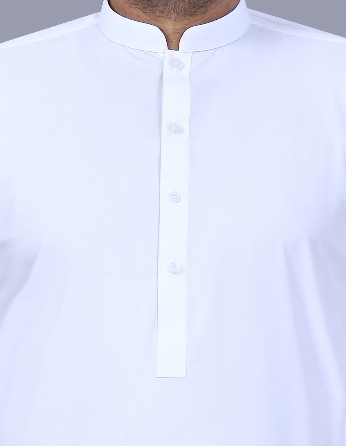 White Plain Kameez Shalwar KS2555S-S