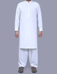White Plain Kameez Shalwar KS2555S-XS