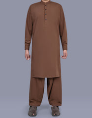 Camel Plain Kameez Shalwar KS2565R-XS