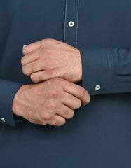 D Grey Plain Kameez Shalwar KS2566R-L