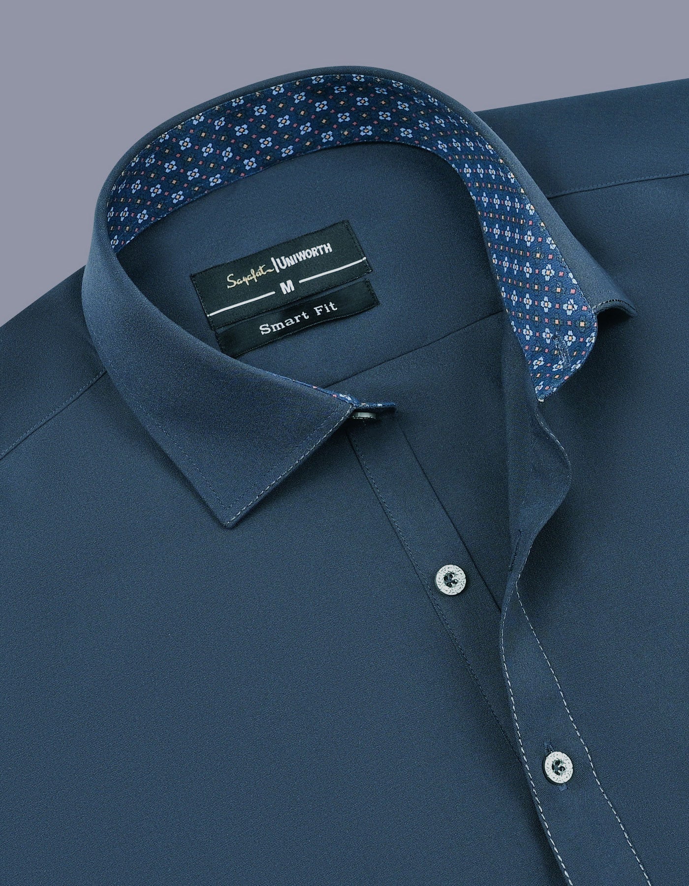 D Grey Plain Kameez Shalwar KS2566S-M