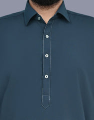 D Grey Plain Kameez Shalwar KS2566S-S