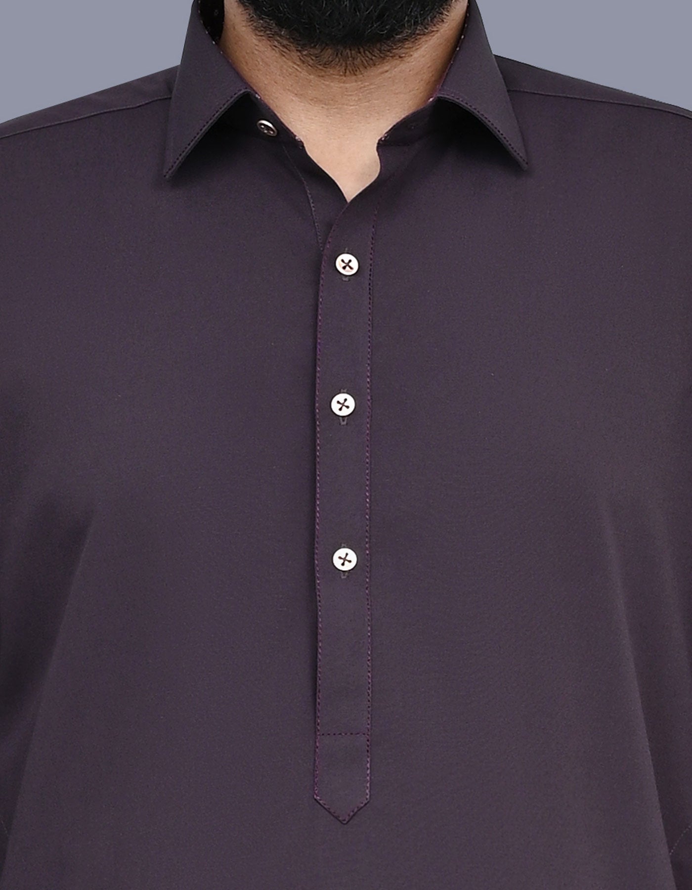 Plum Plain Kameez Shalwar KS2568R-S