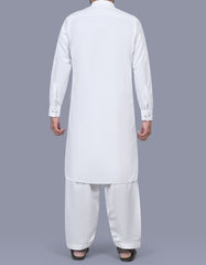 White Texture Kameez Shalwar KS2569R-L