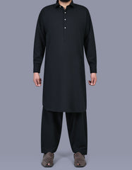 Black Texture Kameez Shalwar KS2572S-XS