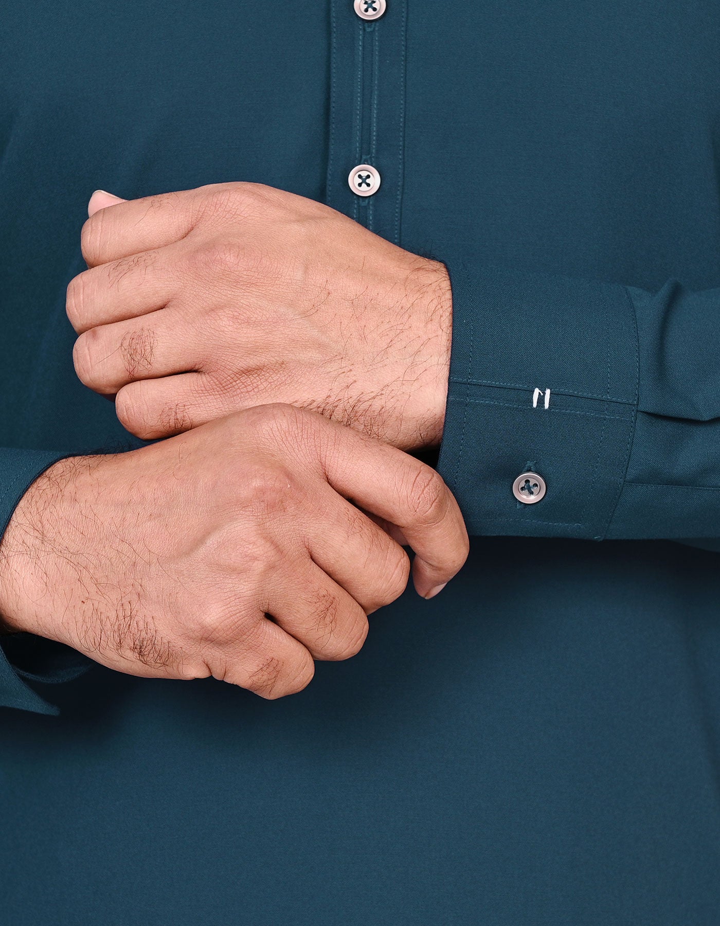 D Blue Plain Kameez Shalwar KS2573S-M