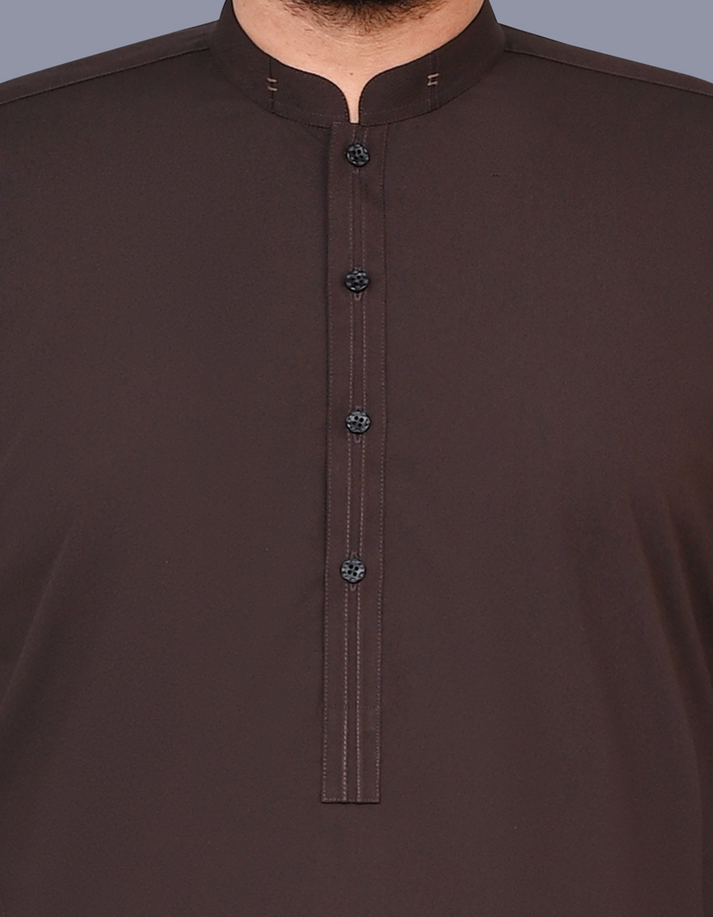 Chocolate Plain Kameez Shalwar KS2574R-S