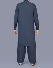 M Grey Plain Kameez Shalwar KS2575R-L