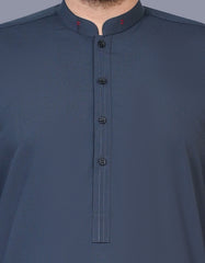 M Grey Plain Kameez Shalwar KS2575S-S