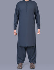 M Grey Plain Kameez Shalwar KS2575S-XS