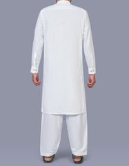White Texture Kameez Shalwar KS2577R-L