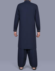 Navy Plain Kameez Shalwar KS2600S-L