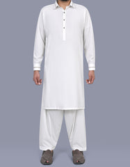 White Plain Kameez Shalwar KS2601S-XS