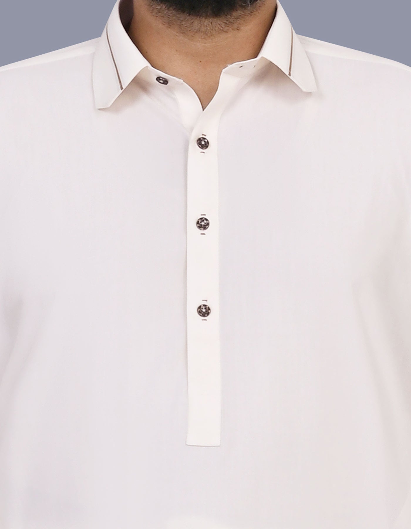 Cream Plain Kameez Shalwar KS2602R-S