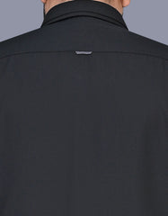 Black Texture Kameez Shalwar KS2607S-XL