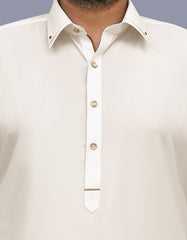 Cream Texture Kameez Shalwar KS2609R-S