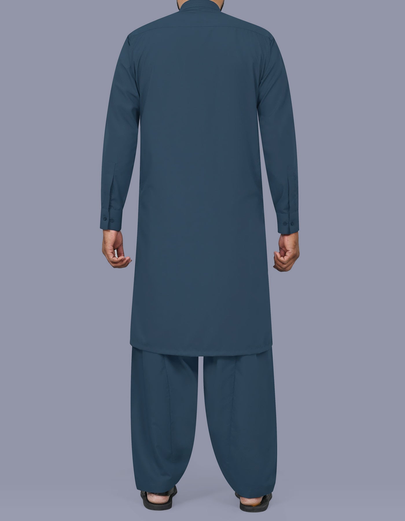 Teal Plain Kameez Shalwar KS26103R-L