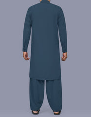 Teal Plain Kameez Shalwar KS26103R-L