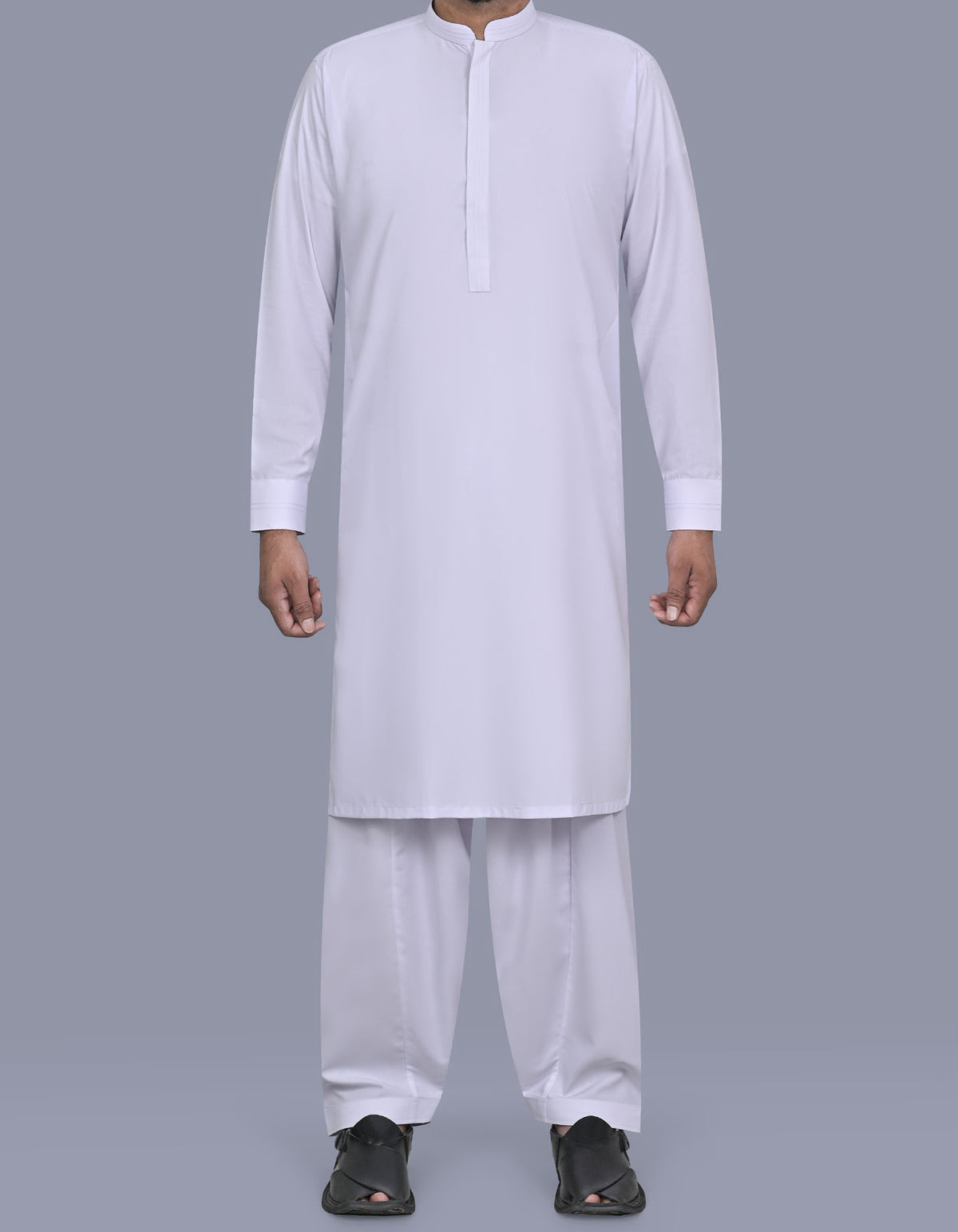 White Plain Kameez Shalwar KS26104R-XS