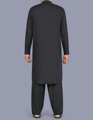 Black Plain Kameez Shalwar KS26107R-L