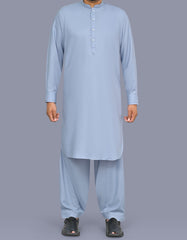 Silver Plain Kameez Shalwar KS26108S-XS