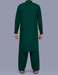 D Green Plain Kameez Shalwar KS26109R-L