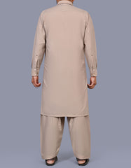 Beige Texture Kameez Shalwar