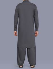 Grey Plain Kameez Shalwar KS26121S-L