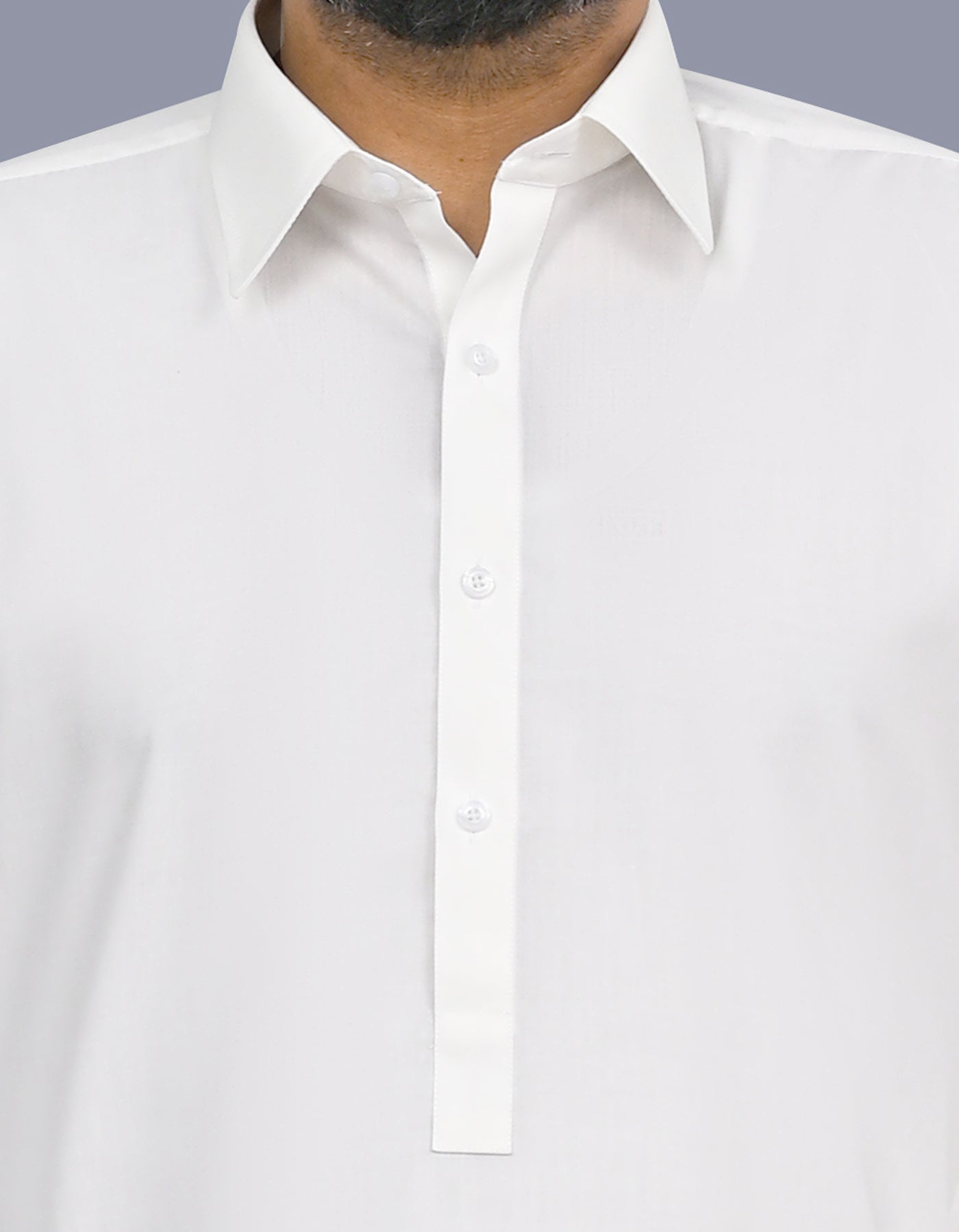 Off White Plain Kameez Shalwar KS26122S-S