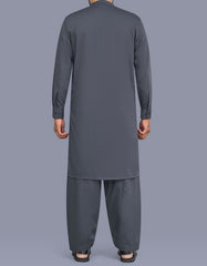 Charcoal Texture Kameez Shalwar KS26134S-XL