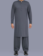 Charcoal Texture Kameez Shalwar KS26134S-XS