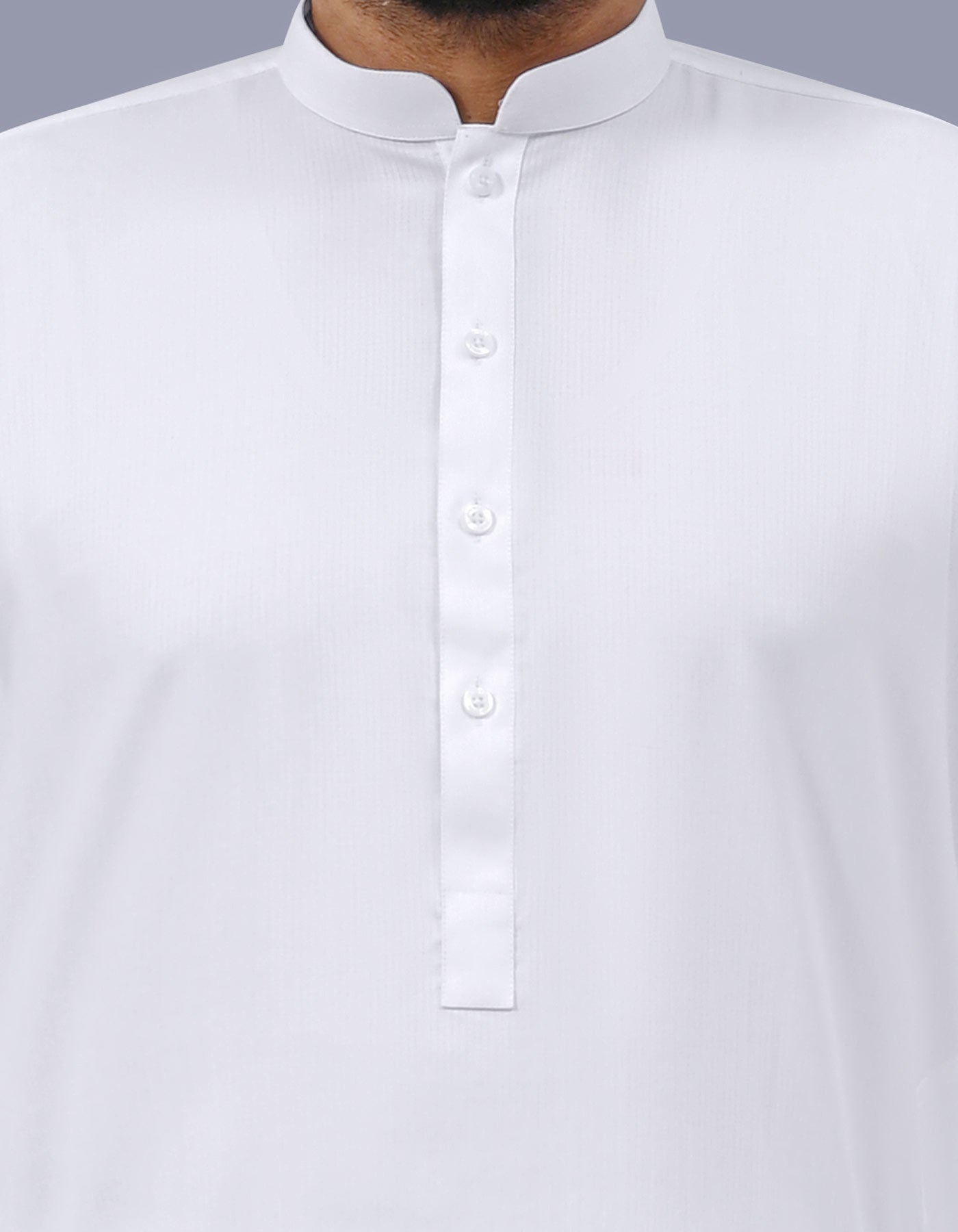 White Self Kameez Shalwar KS26135S-S
