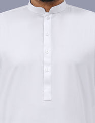 White Self Kameez Shalwar KS26135S-S
