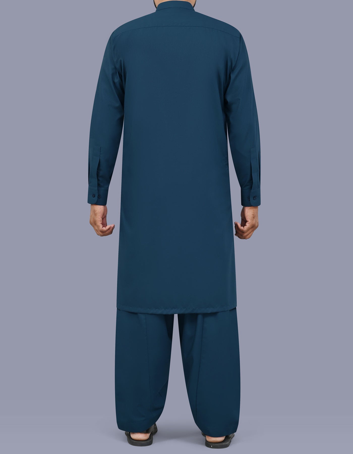 Blue Texture Kameez Shalwar KS26136R-L