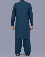 Blue Texture Kameez Shalwar KS26136S-L