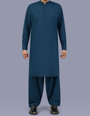 Blue Texture Kameez Shalwar KS26136S-XS