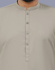 L Brown Plain Kameez Shalwar KS26139S-S