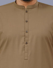 D Brown Plain Kameez Shalwar KS26140R-S